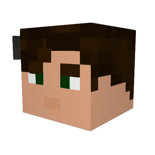 MKMCyt Minecraft avatar head, 3D render