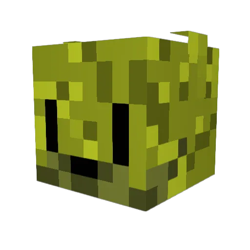 MKREW1 Minecraft avatar head, 3D render