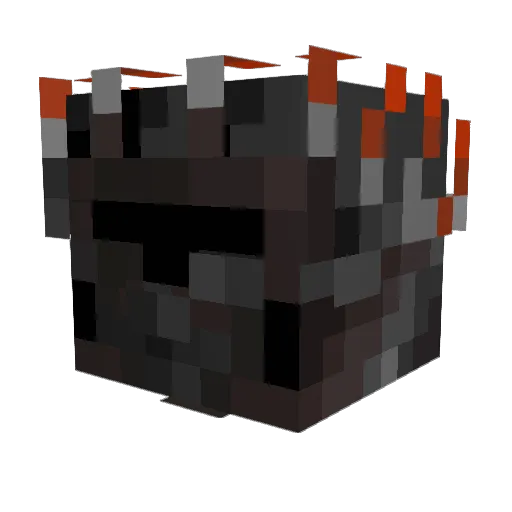 MKS722 Minecraft avatar head, 3D render
