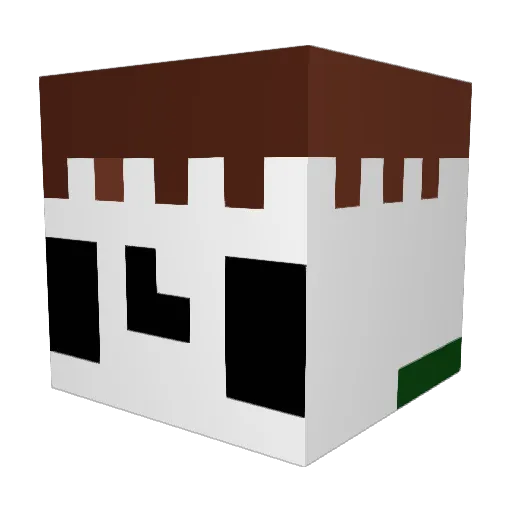 MK_Isopod Minecraft avatar head, 3D render
