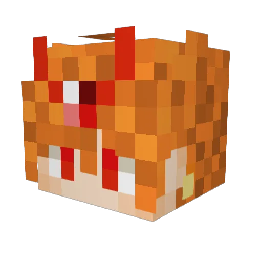 MK_MeGaXx Minecraft avatar head, 3D render