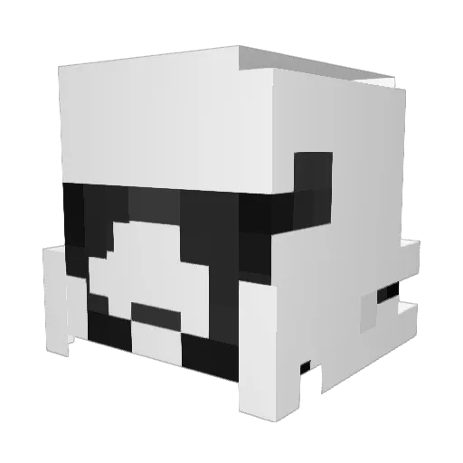 MK_Titan_ Minecraft avatar head, 3D render