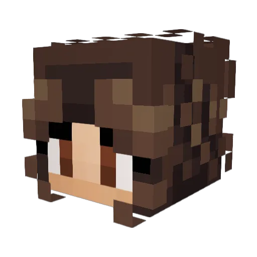 MKmajik Minecraft avatar head, 3D render