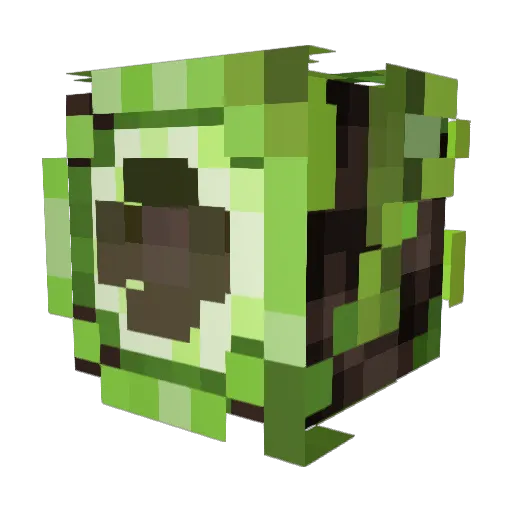 MKorzen Minecraft avatar head, 3D render