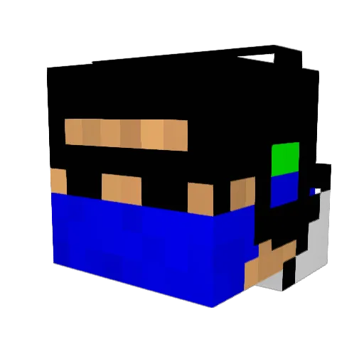 MKoss9 Minecraft avatar head, 3D render