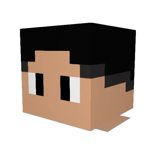 MKsty87 Minecraft avatar head, 3D render