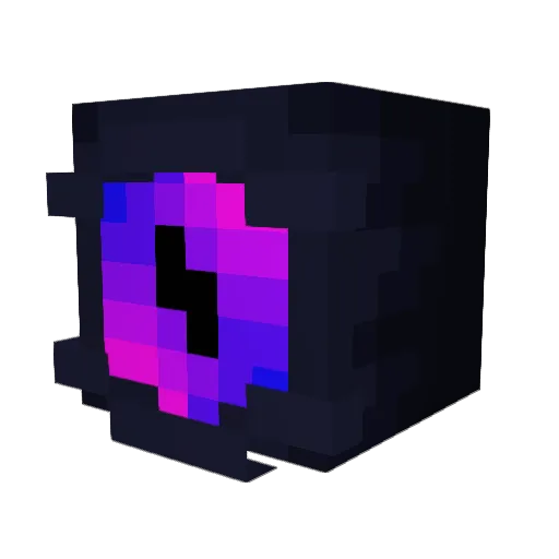 MLEMentr Minecraft avatar head, 3D render