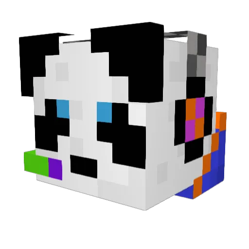 MLGCaden Minecraft avatar head, 3D render