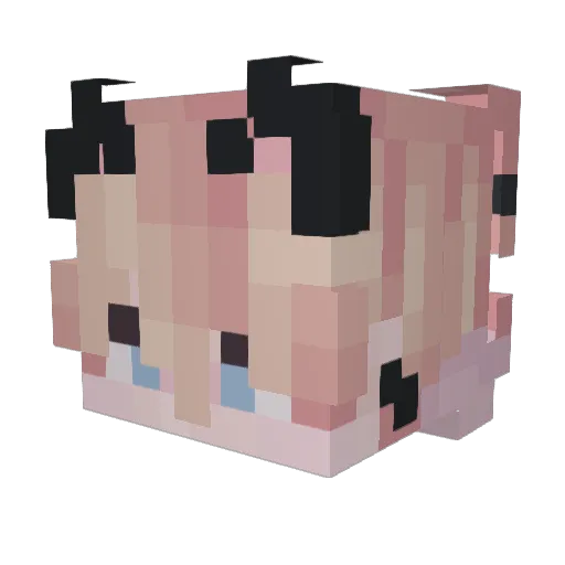 MLGLennmaster Minecraft avatar head, 3D render