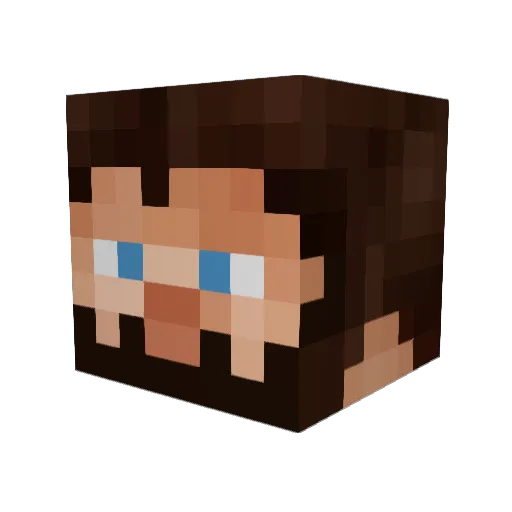 MLGProsMC Minecraft avatar head, 3D render