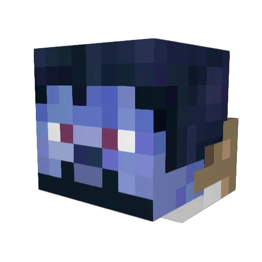 MLG_JusesCrust Minecraft avatar head, 3D render
