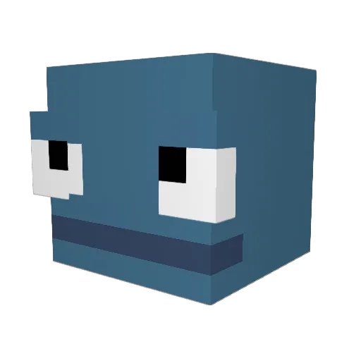 MLG_Mage Minecraft avatar head, 3D render