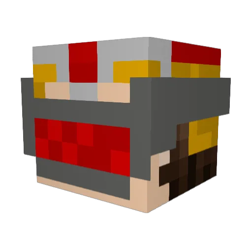 MLG_NOSCOPER_123 Minecraft avatar head, 3D render