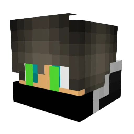 MLG_Nina_XX Minecraft avatar head, 3D render