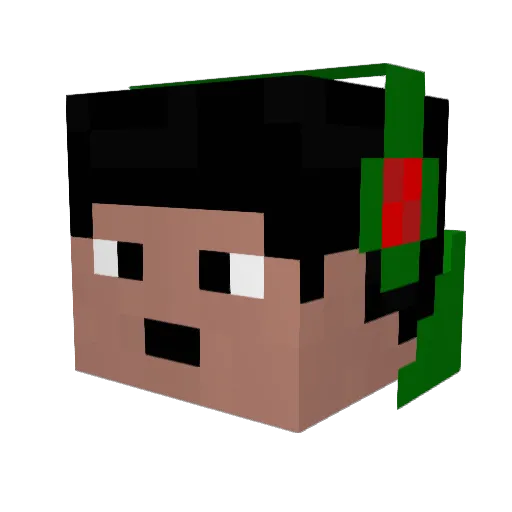 MLG_SwagLord Minecraft avatar head, 3D render