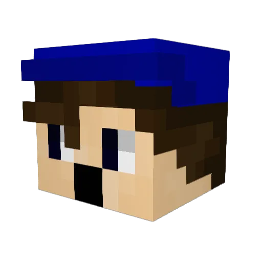 MLGaming31 Minecraft avatar head, 3D render