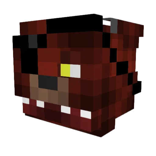 MLGbossman Minecraft avatar head, 3D render