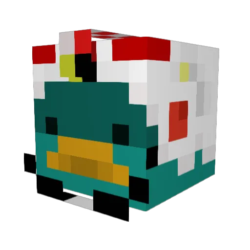 MLGmemer24 Minecraft avatar head, 3D render