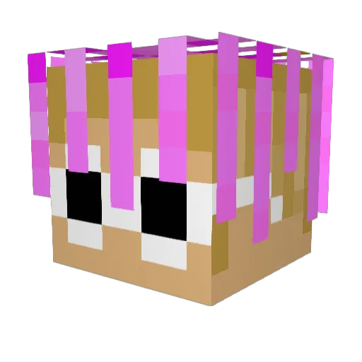 MLGsuperstar2 Minecraft avatar head, 3D render