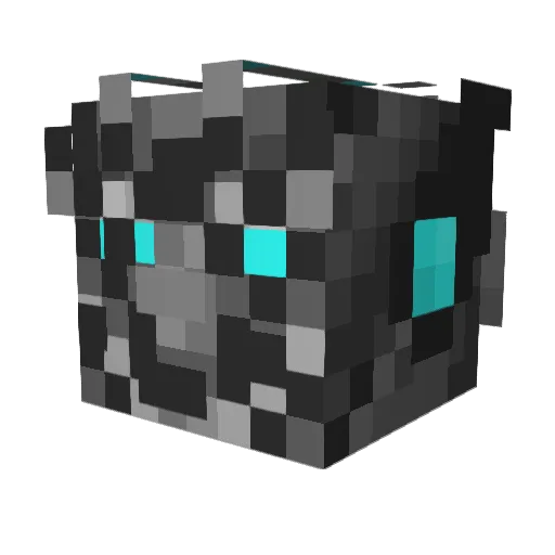 MLJ_Pedersen Minecraft avatar head, 3D render