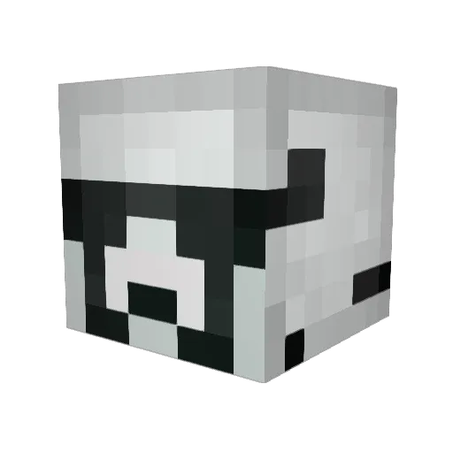 MLJacob Minecraft avatar head, 3D render