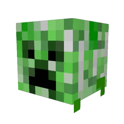 MLP_Zack Minecraft avatar head, 3D render