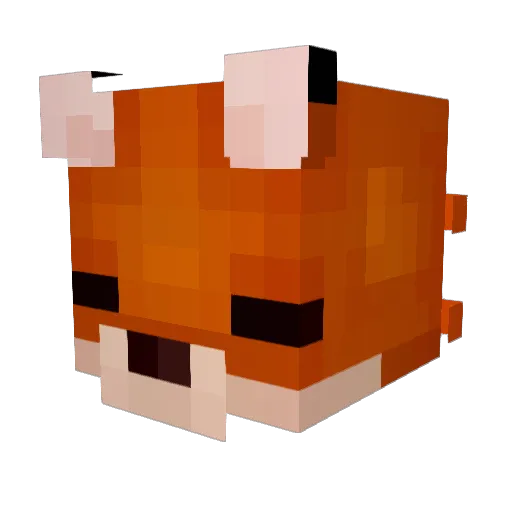 MLR_3 Minecraft avatar head, 3D render