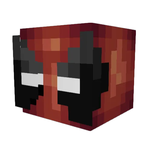 MLVHT1 Minecraft avatar head, 3D render