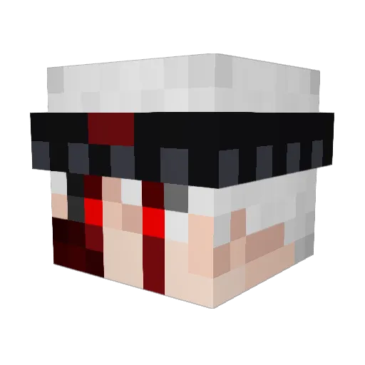 MLa3b_ALRma7 Minecraft avatar head, 3D render