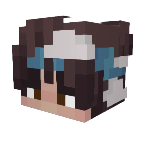 MLegend755 Minecraft avatar head, 3D render