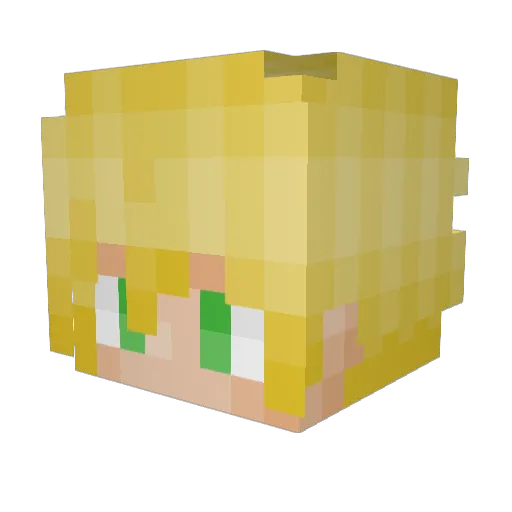 MLiranM Minecraft avatar head, 3D render