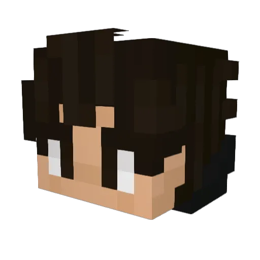MM7Enzo77 Minecraft avatar head, 3D render