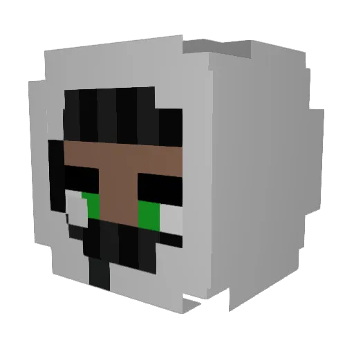 MMK567 Minecraft avatar head, 3D render