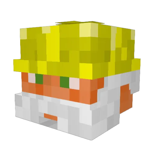 MMMBacon_ Minecraft avatar head, 3D render