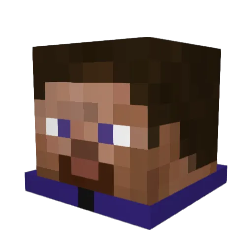 MMMMMAYBACHMUSIC Minecraft avatar head, 3D render