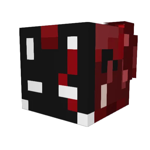 MMPLAYZ2121 Minecraft avatar head, 3D render