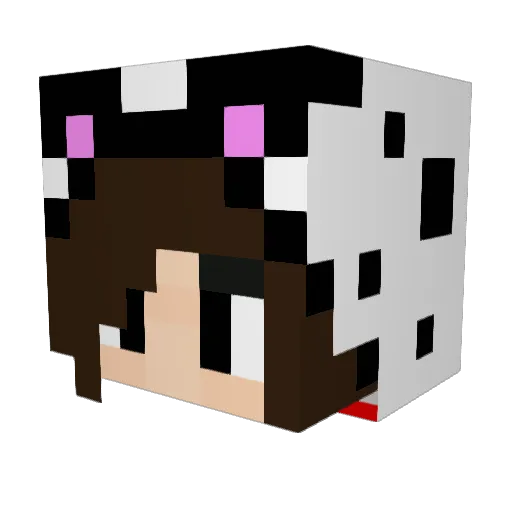 MM_GAMERS Minecraft avatar head, 3D render