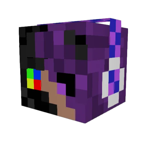 MM_Meme_YB21 Minecraft avatar head, 3D render