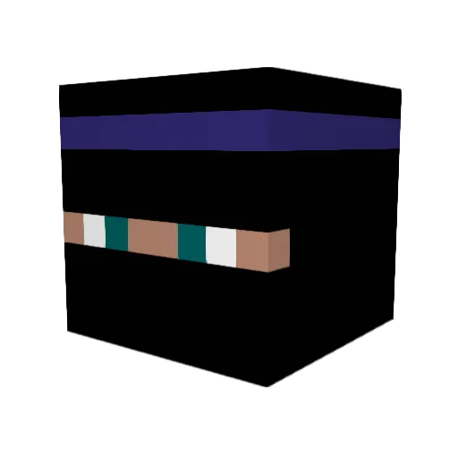 MMaS Minecraft avatar head, 3D render