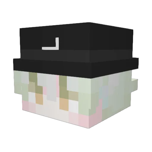 MMaTTz Minecraft avatar head, 3D render