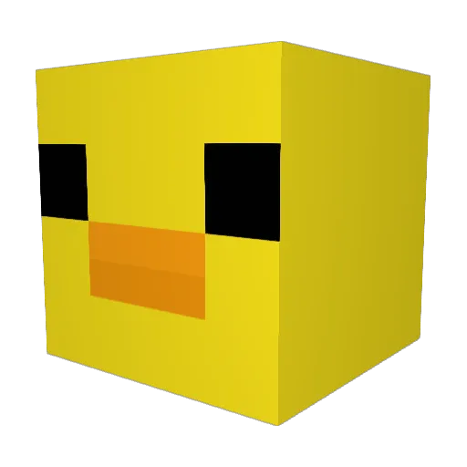 MMahxx Minecraft avatar head, 3D render
