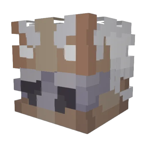 MMarc_gda Minecraft avatar head, 3D render