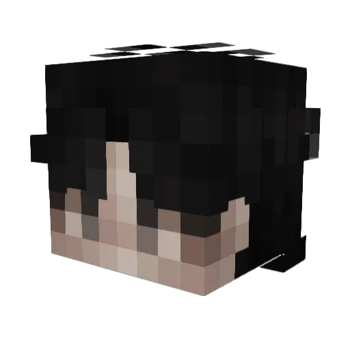 MMaxxM Minecraft avatar head, 3D render