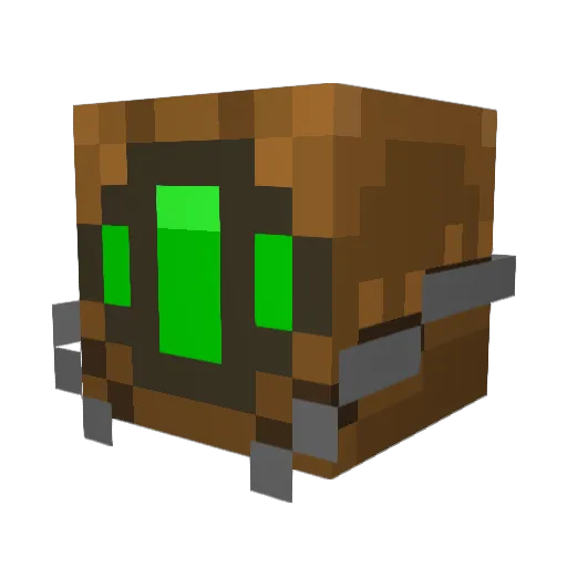 MMbrothers Minecraft avatar head, 3D render