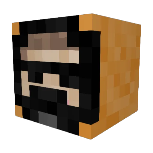 MMcSwaggerty Minecraft avatar head, 3D render