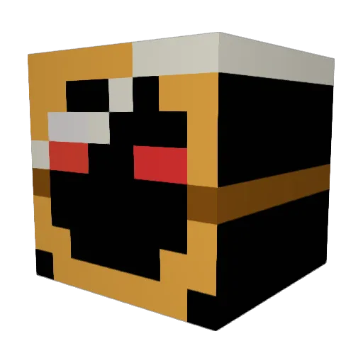 MMiroo Minecraft avatar head, 3D render