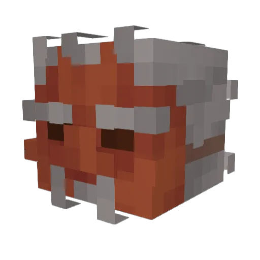 MMuro97 Minecraft avatar head, 3D render