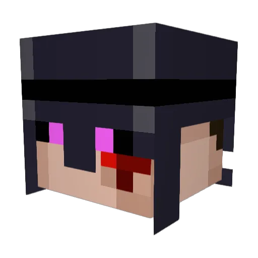 MNGuru Minecraft avatar head, 3D render