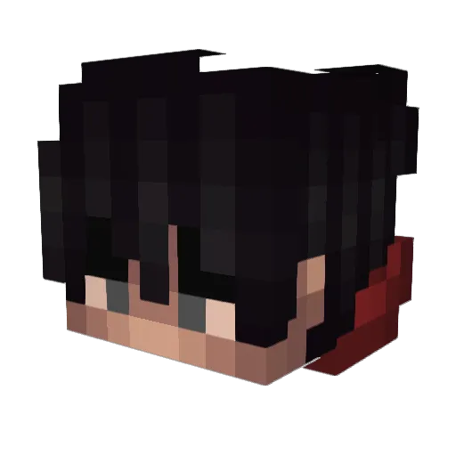 MNNUT Minecraft avatar head, 3D render
