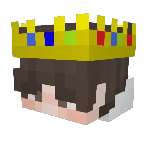 MNSTREFE48 Minecraft avatar head, 3D render